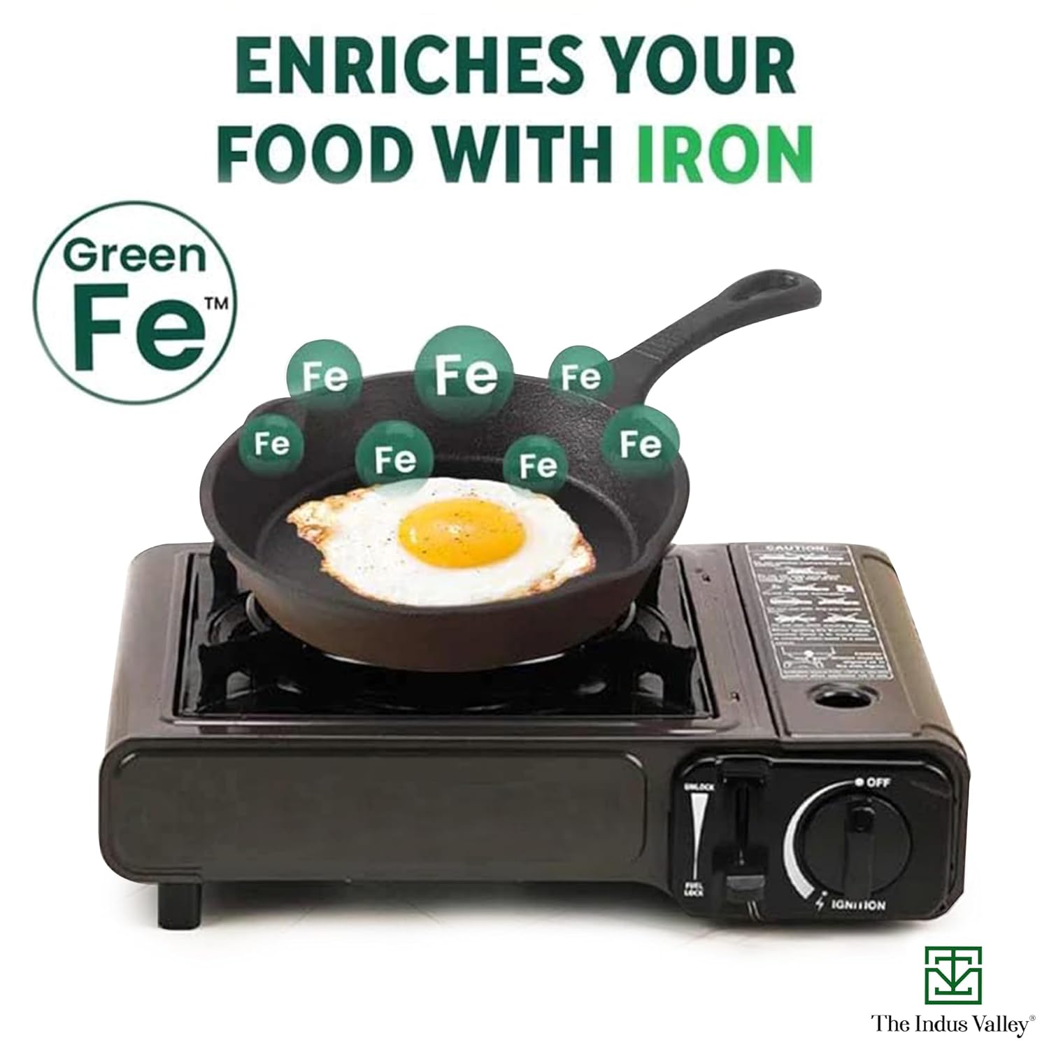 Pre-Seasoned Black Cast Iron Fry Pan Or Skillet With Long Handle - Very Small, 15.2 Cm, 6 Inch, 0.42 Liter, 1.1 Kg | Induction Friendly, Nonstick Fry Pan, 100% Pure & Toxin Free, No Chemical Coating Pre-Seasoned Black Cast Iron Fry Pan Or Skillet With Long Handle - Very Small, 15.2 Cm, 6 Inch, 0.42 Liter, 1.1 Kg | Induction Friendly, Nonstick Fry Pan, 100% Pure & Toxin Free, No Chemical Coating