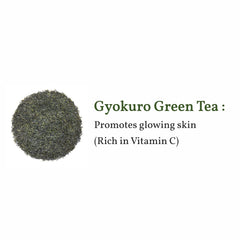 San-Cha Gyokuro Green Tea - 50gm, 1.7 Ounce | Rich & Sweet Umami Notes - Rich In Vitamin C | Low Bitterness, Low Caffeine