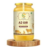 100% Natural A2 Desi Cow Ghee By Curdley | Great Source Of Energy Healthy & Nutrients Cow Ghee Good For Cooking | (500ml) 16.9 Ounce | Jar Pack
