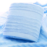 Mush Bamboo Bath Towels 600 Gsm | Bath Towel Large Size For Men & Women | Soft, Highly Absorbent, Quick Dry & Anti Microbial (Sky Blue)