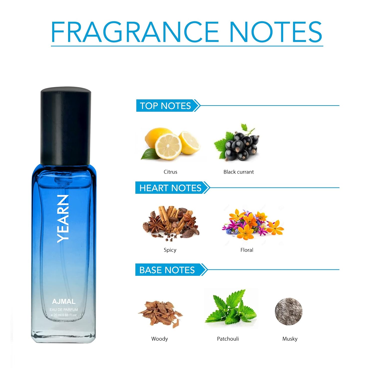 Ajmal Yearn Eau De Parfum Aquatic Perfume 20ml 0.6 Fl.oz. | Party Wear For Men + 2 Parfum Testers Ajmal Yearn Eau De Parfum Aquatic Perfume 20ml 0.6 Fl.oz. | Party Wear For Men + 2 Parfum Testers