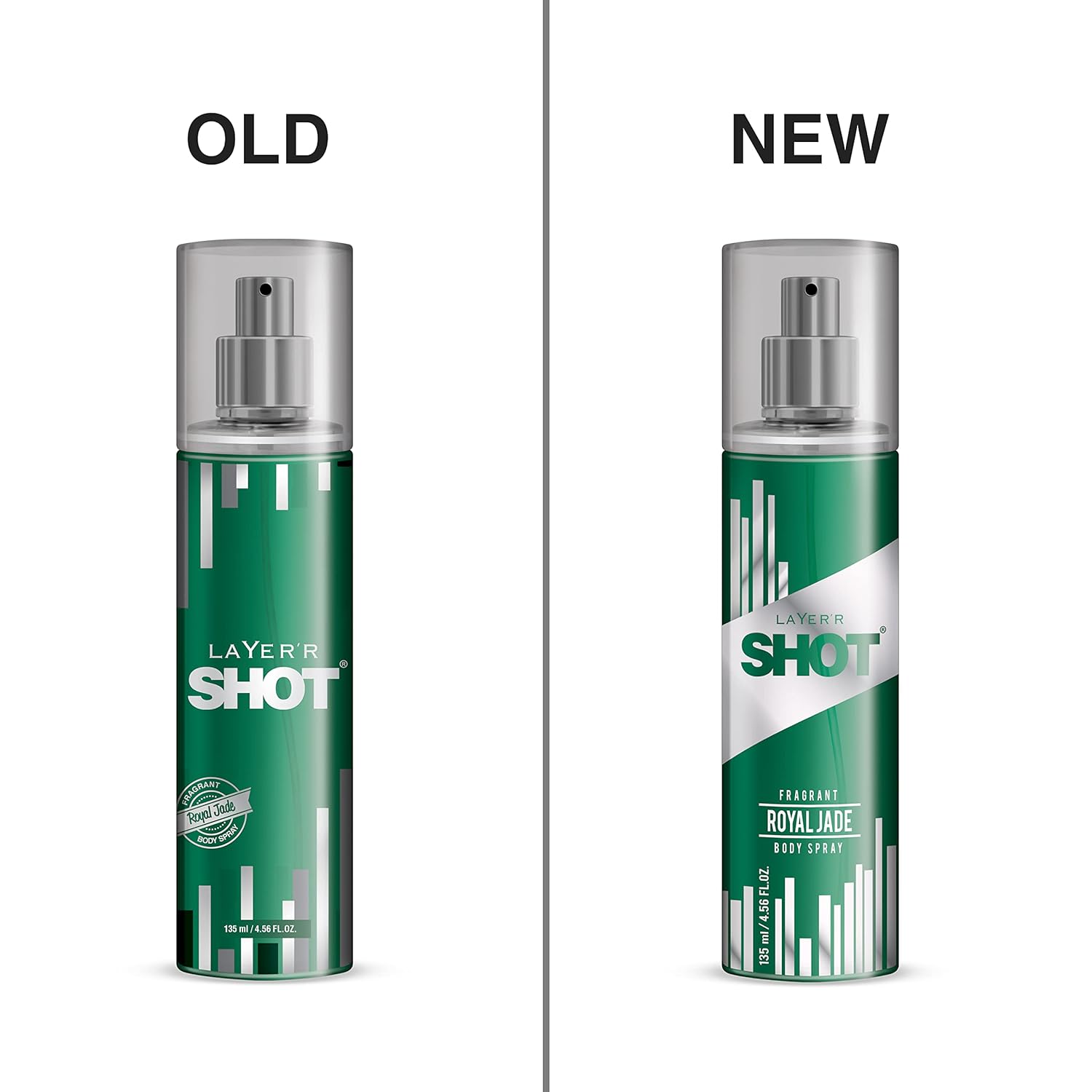 Layer'r Shot Royal Jade Body Spray For Men 135ml  4.56 Fl.oz. | Perfect For Party Wear Layer'r Shot Royal Jade Body Spray For Men 135ml  4.56 Fl.oz. | Perfect For Party Wear