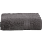 Ambra Linens 500 Gsm Highly Absorbent Towel, 100% Cotton, Soft & Plush, All Seasons Use, Large, Everyday Use, Durable (Solid Grey)