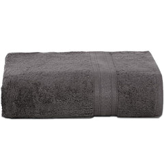 Ambra Linens 500 Gsm Highly Absorbent Towel, 100% Cotton, Soft & Plush, All Seasons Use, Large, Everyday Use, Durable (Solid Grey)