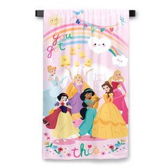 Sassoon Princess Cartoon Theme Bath Towel 350 Gsm | Gentle, Super Absorbant, Easy Care Long Lasting Bath Towel For Kids