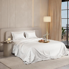 Premium Bedding Set King Size Bedsheet With 2 Pillow Covers | 90 X 108 Inches, White | Ultimate Comfort, Breathable - Wedding Gift For Couples