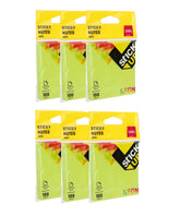 List Sticky Note Pads For Home, Office, Study - 3 X 3 Inch | Green Colors, Pack Of 6 X 100 Sheets