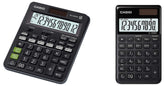 Casio MJ-120GST GST Calculator (Black) & Casio SL-1000SC-BK Portable Calculator (Black)
