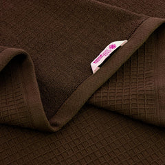 Casa Copenhagen Egyptian Cotton Exotic Hand Towel 400 Gsm (Wf Brown)- 2 Pcs
