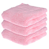 Kuber Industries Cleaning Towel 450 Gsm | Reusable Cleaning Cloths For Kitchen, Duster, Cleaning Towel (Light Pink) Pack Of 3