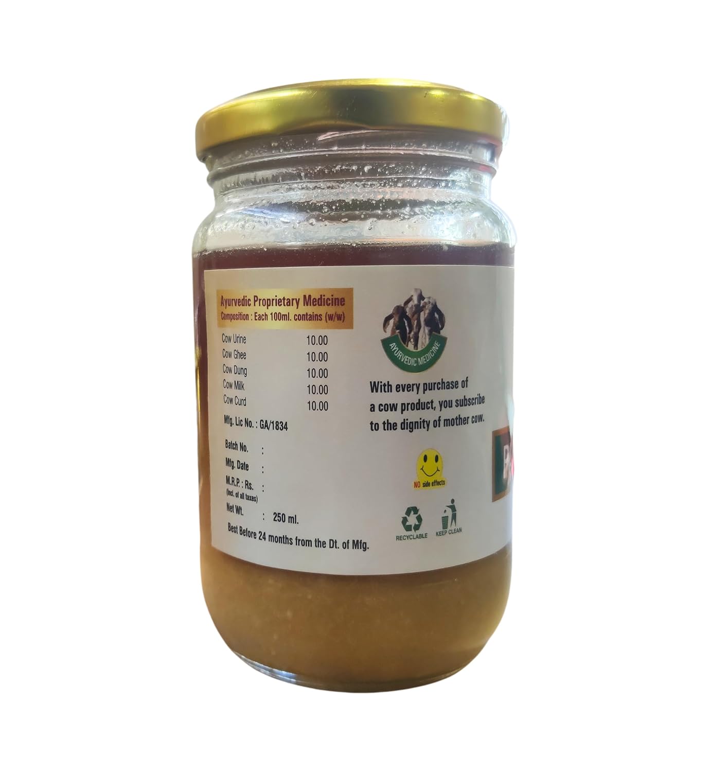 100% Natural Panchgavya Ghrita Cow Ghee By Goseva | High In Protein Fiber Healthy Desi Ghee Good For Heart Health | 500ml (250ml * 2) 16.9 Ounce | Jar Pack 100% Natural Panchgavya Ghrita Cow Ghee By Goseva | High In Protein Fiber Healthy Desi Ghee Good For Heart Health | 500ml (250ml * 2) 16.9 Ounce | Jar Pack