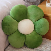 Sunflower Shaped Pillow 6 Kali, Cute Preppy Decorative Throw Pillow, Teal Green - 35 Cm | Floor Cushion With Fiber Filling For Aesthetic Decoration | Soft & Plush Pillow, Versatile Use