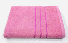 Bombay Dyeing Flora Small Size Bath Towel 500 Gsm - Baby Pink