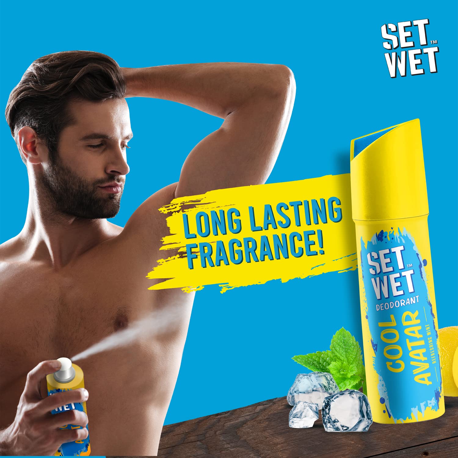 Set Wet Combo Of 3 Deodorant Spray Perfume Cool + Charm + Mischief Avatar For Men 150ml Each 5 Fl.oz. Set Wet Combo Of 3 Deodorant Spray Perfume Cool + Charm + Mischief Avatar For Men 150ml Each 5 Fl.oz.