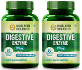 Himalayan Organics Digestive Enzyme With Bromelain & Papain Supplement | Supports Digestion & Better Absorption Of Nutrients, Health Management | 90 Tablets 150gm 0.3lbs Each Pack Of 3