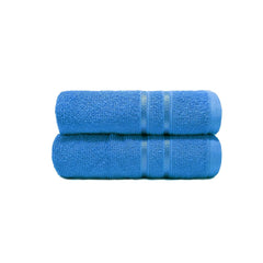 Home Elegance Comfort Living Hand Towel 200 Gsm (Ocean Blue)- Pack Of 2