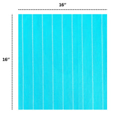 Am Safe Xam Safe X 100% Cotton Kitchen Towels 200 Gsm | Dish Cloths, Table & Fridge Cleaning, Roti Napkins -Pack Of 3 (Turquoise)