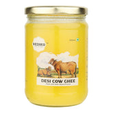 100% Natural Desi Cow Ghee By Vediko Origins | Natural & Healthy Sahiwal Breed Cow'S Milk Boost Your Energy With Premium & Traditional Ghee | (500ml) 16.9 Ounce | Jar Pack
