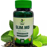 Multicare Organic Slim Md For Weight Loss & Fat Burning Wellness - Green Tea Garcinia Combogia, Green Coffee | 30 Capsules 50gm 0.1lbs