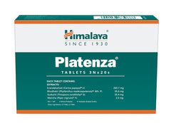 Himalaya Healthcare Platenza Tablet With Carica Papaya Complex, Manages Low Platelet Count | 20 Tablets