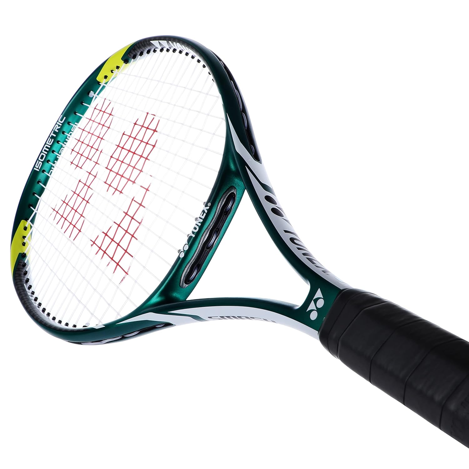 Yonex SMASH HEAT Carbon Fibre Tennis Racquet, G3 Colour - Green, Grip Size - 4 3/8 Inches Yonex SMASH HEAT Carbon Fibre Tennis Racquet, G3 Colour - Green, Grip Size - 4 3/8 Inches