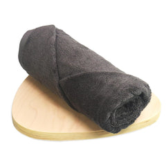 Heelium Bamboo Bath Towel 600 Gsm | Ultra Absorbent | 3x Softer Than Cotton Towels (Grey)