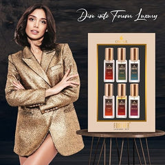 OSCAR FOREVER LUXURY PERFUME GIFT SET TO WOMEN 20ML 0.6 FL.OZ. EACH X6 | LONG LASTING FRAGRANCE | NOTES OF AQUATIC,FLORAL,CITRUS,SANDALWOOD | EAU DE PARFUM