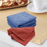 Sassoon Anatolia 6 Piece Cotton Face Towel 500 Gsm (Heaven & Rust)