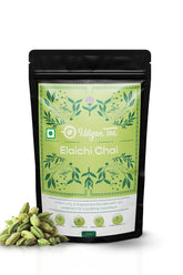 Udyan Tea Elaichi Chai - 250gm, 8.8 Ounce | Premium CTC Black Tea With Aromatic Cardamom - Handcrafted Small Batch Blend For Immunity & Stress Relief | High Caffeine