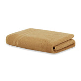 Welspun 100% Cotton Quik Dry Bath Towel 380 Gsm | High Absorbency Super Soft, Fast Drying Bath Towels | Large Size Bath Towel For Men & Women (Light Brown)