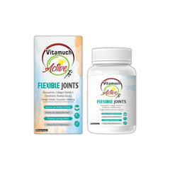 Vitamuch Active Flexible Joints Multivitamins For Men & Women | Unflavoured , 60 Softgel , 100gm 0.2lbs