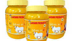 100% Pure Desi Cow Ghee By Lakshmi Product'S | Organic Homemade Bilona Method Grass Fed Desi Cow Ghee Good For Cooking | 3 Litre (1 Litr * 3) 101.4 Ounce | Jar Pack