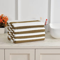The Veloure 100% Cotton Bath Towel 750 Gsm | Bath Towel For Hotel, Pool, Swimming & Beach | Extra Large Size (Beige)
