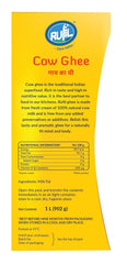 Pure Natural Cow Ghee By Rufil | Delicious & Nutritious Healthy Desi Cow Ghee For Heart Health | (1 Litr) 33.8 Ounce | Box Pack