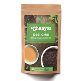 Chaayos Strong Golden Assam Tea - 400gm, 14.1 Ounce, 200 Cups | Premium Chai Patti Desi Chai - Assam Black CTC Tea | Caffeine Free