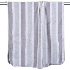 Black Gold The Finer Touch Microfiber Hand Towel 1000 Gsm | Soft & Quick Dry, Super Absorbent, Lightweight Towel (Grey & White) - Pack 0f 4
