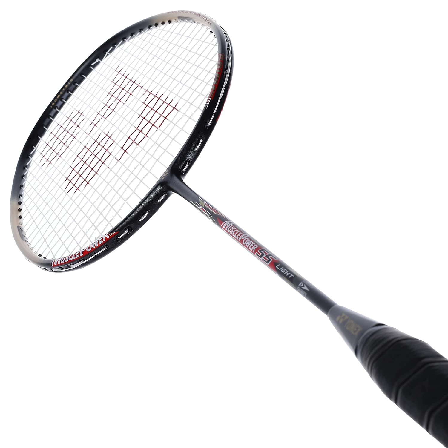 Yonex New MUSCLE POWER Series MP 55 LIGHT Badminton Racquet, Material - Graphite, G4, 30 Lbs Tension, Colour - Black Yonex New MUSCLE POWER Series MP 55 LIGHT Badminton Racquet, Material - Graphite, G4, 30 Lbs Tension, Colour - Black