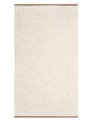 Homefresh Decorative Cotton Bath Towel 500 Gsm | Geometric Pattern Brown & White (Odyssey)