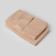 Kopa By Bianca 100% Cotton Soft Terry Towel Bath Towel L D`Ross 900 Gsm (Taupe) - 2 Pcs