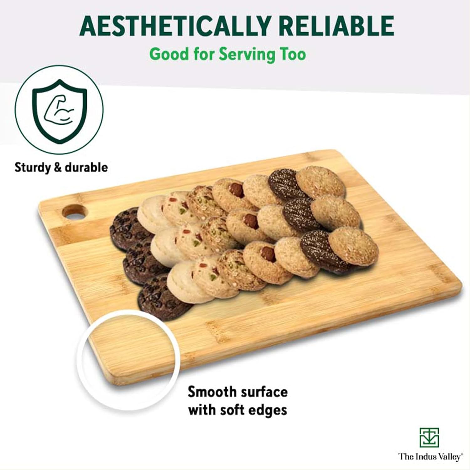 Bamboo Wood Chopping & Cutting Board For Chopping Vegetables, Fruits, Meat, Serving Platter, Small 28 Cms, 0.35 Kg - Bamboo Wood Rectangle Chopping Board Bamboo Wood Chopping & Cutting Board For Chopping Vegetables, Fruits, Meat, Serving Platter, Small 28 Cms, 0.35 Kg - Bamboo Wood Rectangle Chopping Board