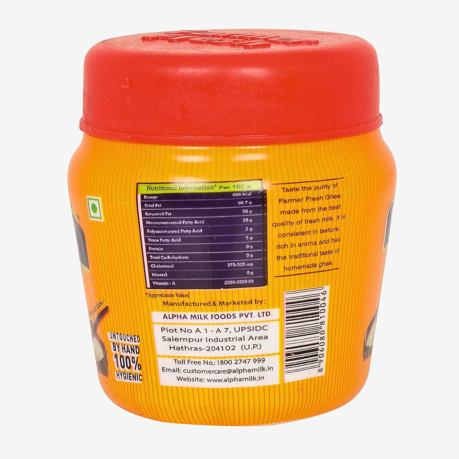 Natural Agmark Desi Ghee By Farmer Fresh | Highly Nutritious & Ayurvedic Benefits Pure Desi Ghee Perfect For Puja | 400ml (200ml * 2) 13.5 Ounce | Jar Pack Natural Agmark Desi Ghee By Farmer Fresh | Highly Nutritious & Ayurvedic Benefits Pure Desi Ghee Perfect For Puja | 400ml (200ml * 2) 13.5 Ounce | Jar Pack