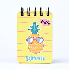 Spiral Pocket Notebook, Cute Mini Notepad, Handy Notebook For School, Office (Summer) 1Pc