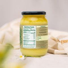 100% Natural A2 Cow Ghee Desi By Sarthak Satvik | Nutrient Rich Ghee Made With Traditional Binola Method Good For Bones Health | 2 Litre (1 Litr * 2) 67.6 Ounce | Jar Pack