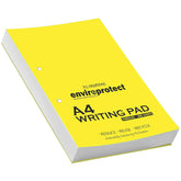 A4 Size, Jumbo Pre-Punched Blank Plain Writing Pad, Unruled For Sketching (White) Pack Of 2
