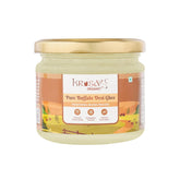 Organic Pure Buffalo Desi Ghee By Krisa Organic | Rich In Nutrients & Vitamins A, D Healthy Pure Desi Ghee Good For Frying, Baking | (250ml) 8.4 Ounce | Jar Pack