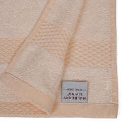 Mulberry Living Bamboo Bliss Bath Towel 1200 Gsm | Ultra-Soft, Eco-Friendly, Quick Dry & Highly Absorbent Bath Towel (Denim Blue & Coral Peach) - 2 Pcs
