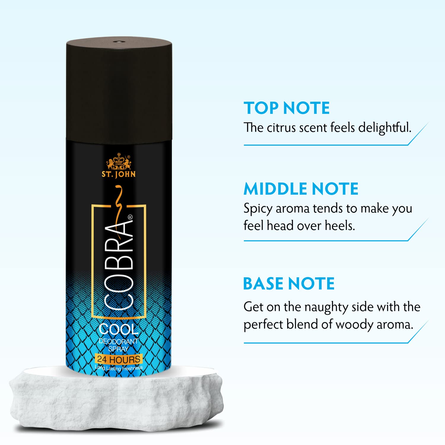 St. john Cobra Cool ,live Deodorants Body Spray 300ml 10.1 Fl.oz. & Black Currents Eau De Perfume 50ml 1.6 Fl.oz. Pack Of 3 | Perfect Gift For Couples St. john Cobra Cool ,live Deodorants Body Spray 300ml 10.1 Fl.oz. & Black Currents Eau De Perfume 50ml 1.6 Fl.oz. Pack Of 3 | Perfect Gift For Couples