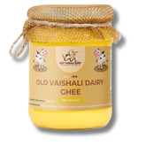 Pure Premium Desi Cow Ghee By Old Vaishali Dairy | High In Protein Fiber Healthy & Nutrients Indian Gir Cow Ghee Good For Deep Frying | (1 Litre) 33.8 Ounce | Jar Pack