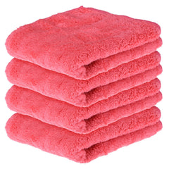 Kuber Industries Cleaning Towel 600 Gsm | Reusable Cleaning Cloths For Kitchen, Duster, Cleaning Towel (Dark Pink) Pack Of 4