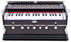 Musical Instrument Harmonium For Beginners - Double Fold Bellow, 39 Keys, Two Reeds (Bass+ Male), 7 Stopper